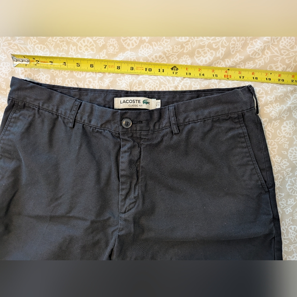 Lacoste Black Shorts 36 - Picture 8 of 11